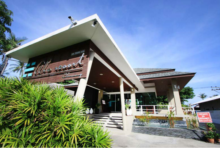 ホテルの外観。