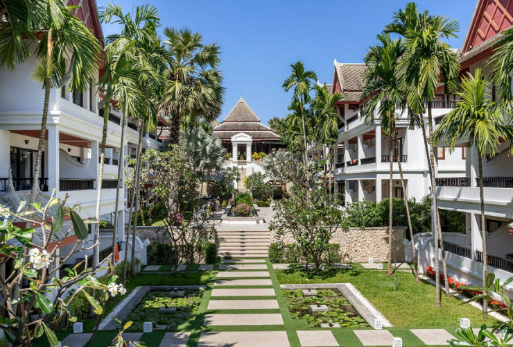 リゾート内の様子。