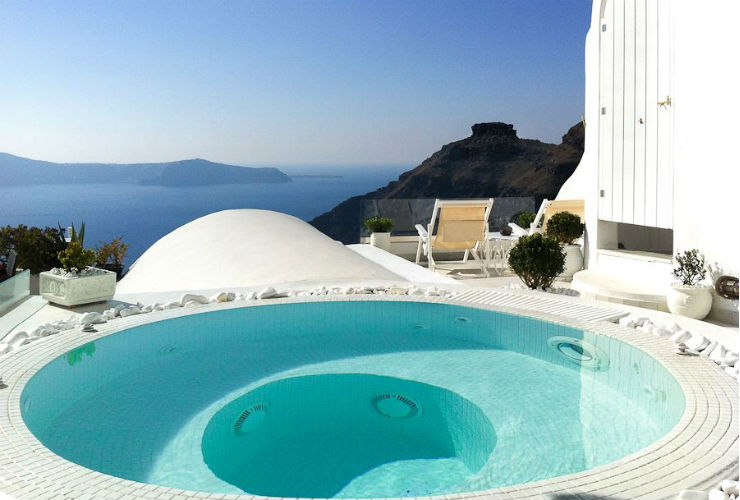 ホテルのいたる所から絶景が見えます。