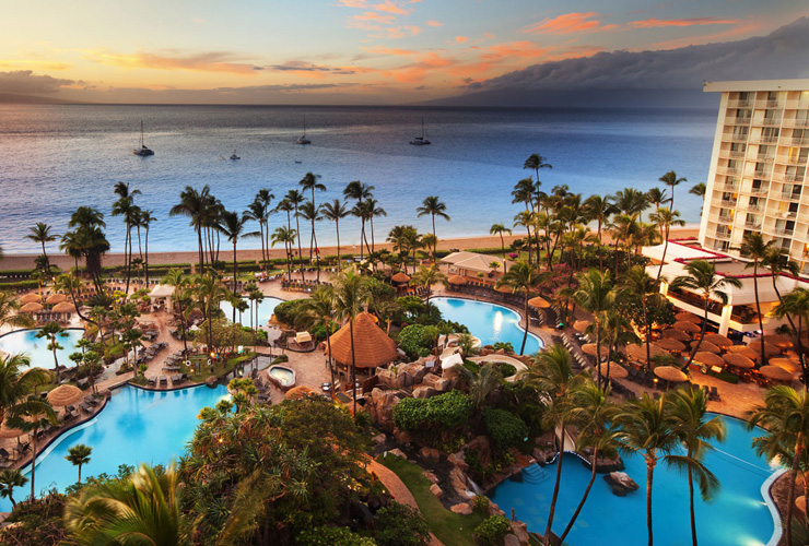 何種類もあるプールエリア