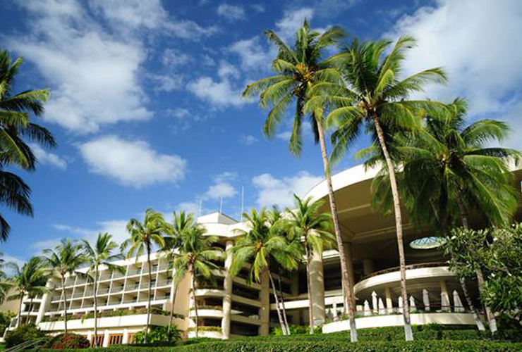 リゾート感満載のホテル