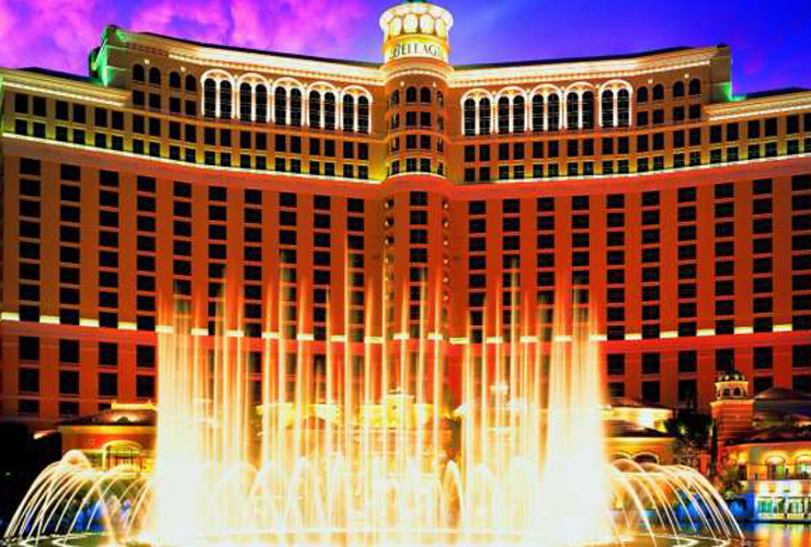 数多くの映画に登場したベラージオはラスベガスのシンボル的存在