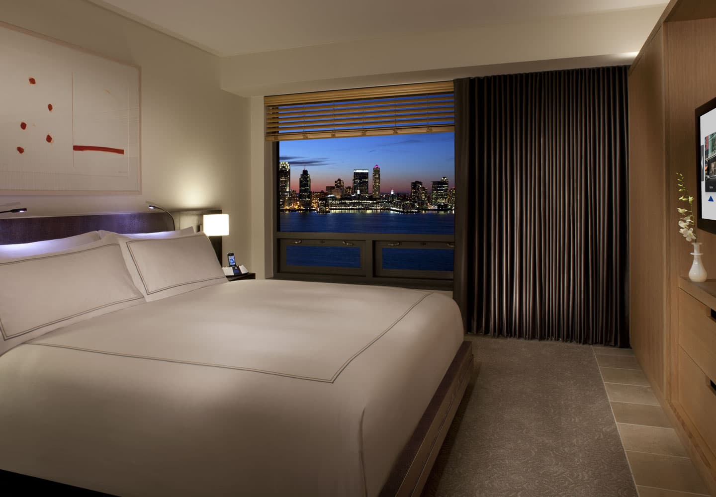 客室の窓からハドソン川を眺められる部屋もあります（公式HPより）
