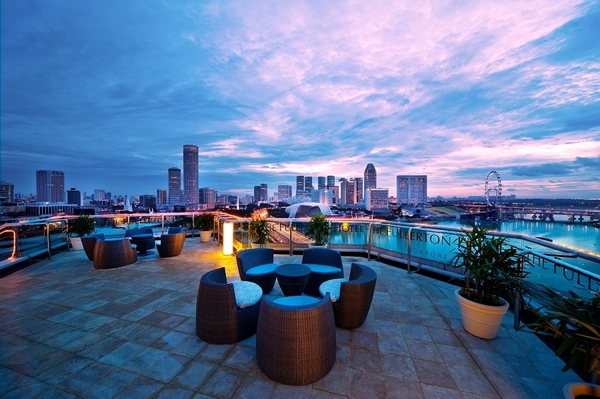 眺めの良いルーフトップ