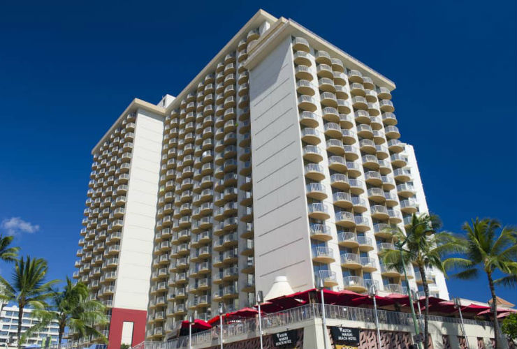 アストン ワイキキ ビーチ ホテル外観