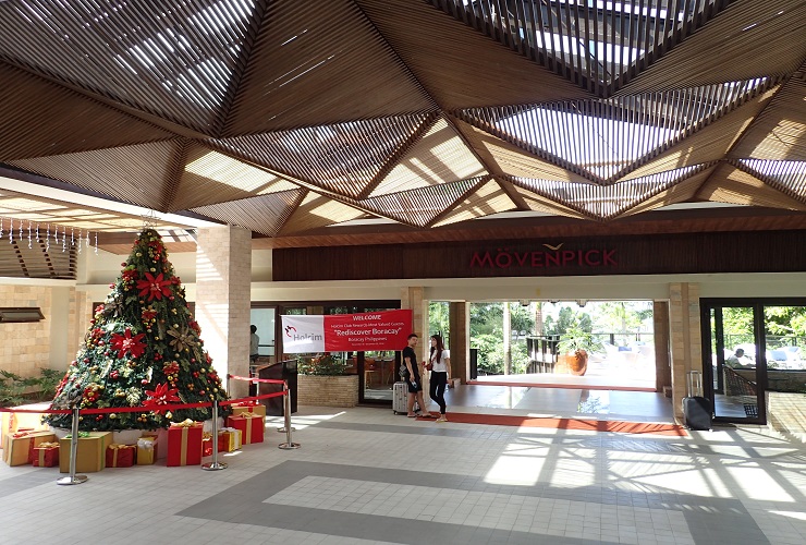 クリスマス時期のエントランス