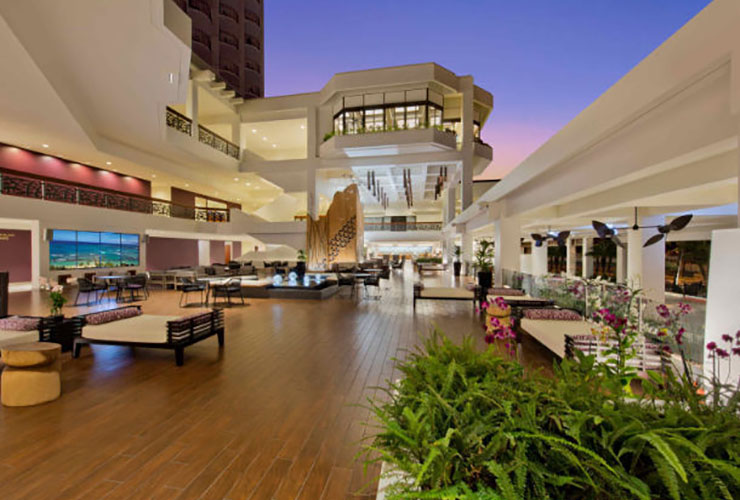 リニューアルしたばかりのナネアロビー