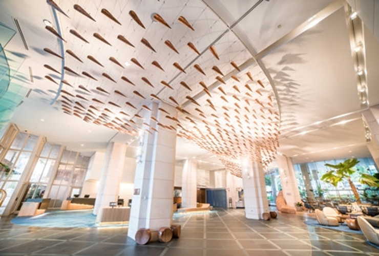 アーティスティックな洗練されたロビー