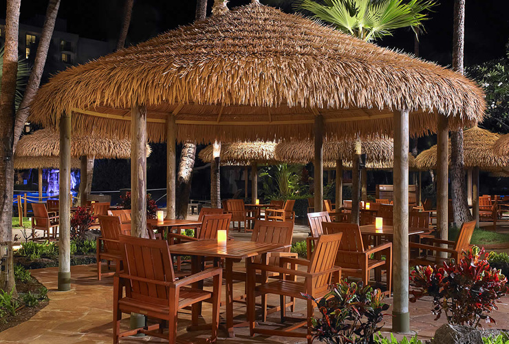 南国の雰囲気たっぷりの演出