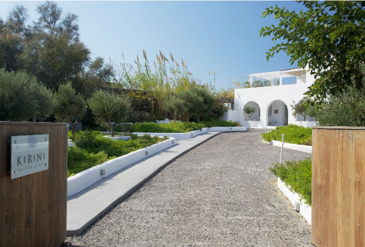 ホテルの入口。