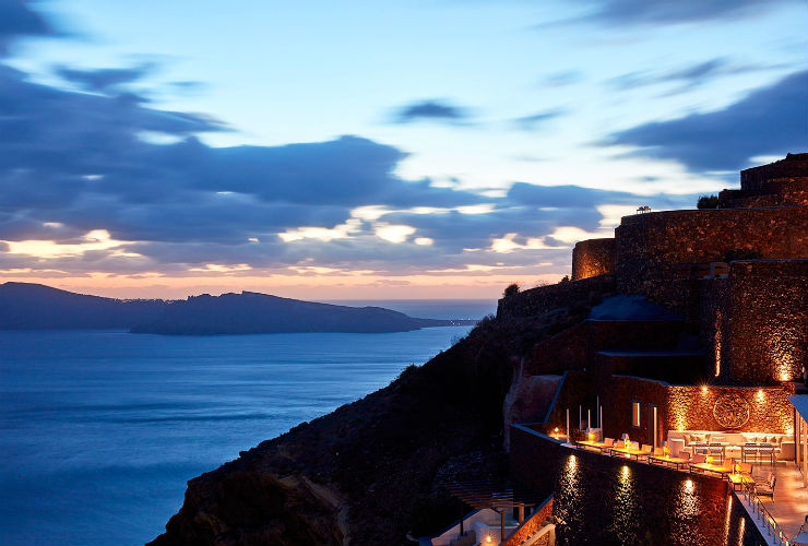 夕方になるとロマンチックに。