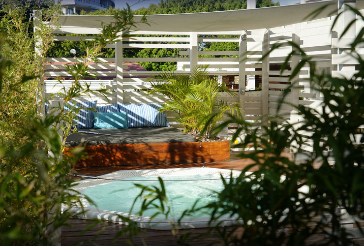 ジャグジーも楽しめる