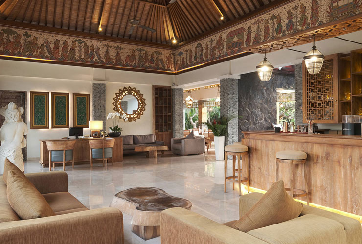 開放的なロビー