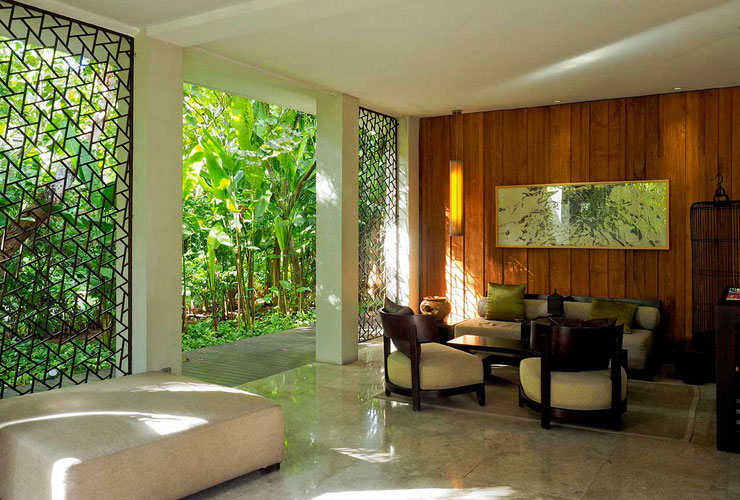 癒される雰囲気のロビー