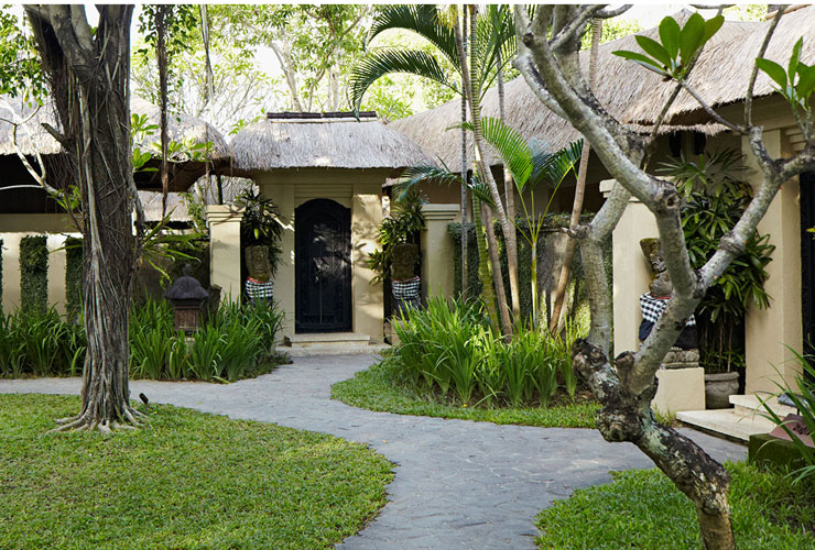 リゾートの敷地内