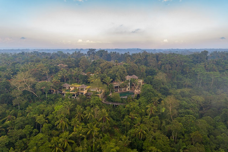 自然になじむプライベートな空間