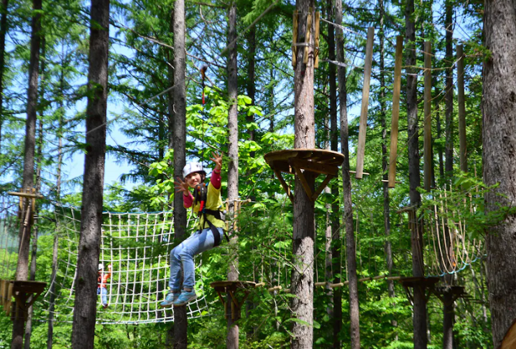 野外アドベンチャーパーク