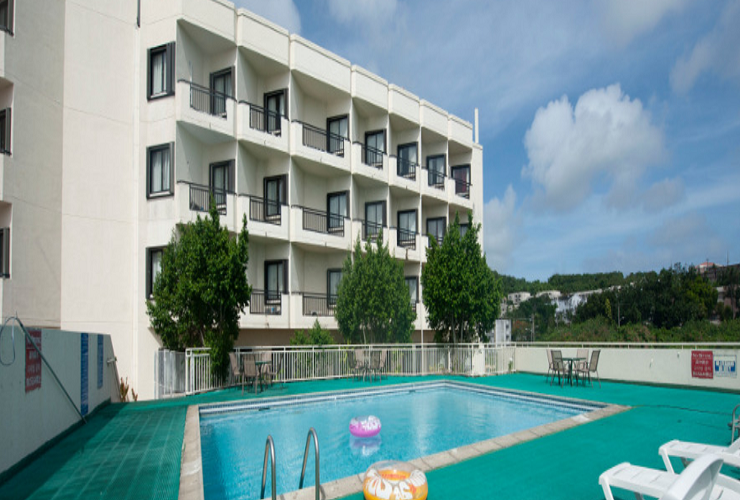 フロントにてビーチタオルの貸出しをしています（1枚：5ドル）