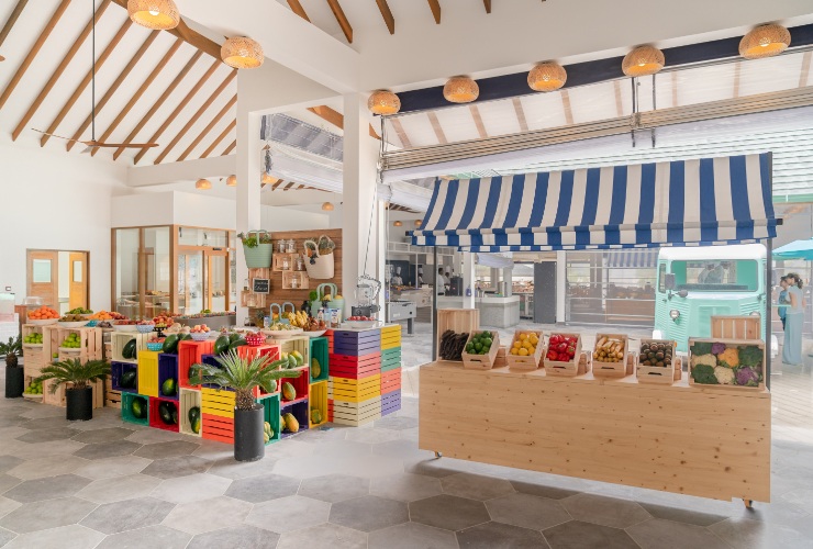 市場をコンセプトとした『The Market（ザ・マーケット）』では世界各国の料理が楽しめる