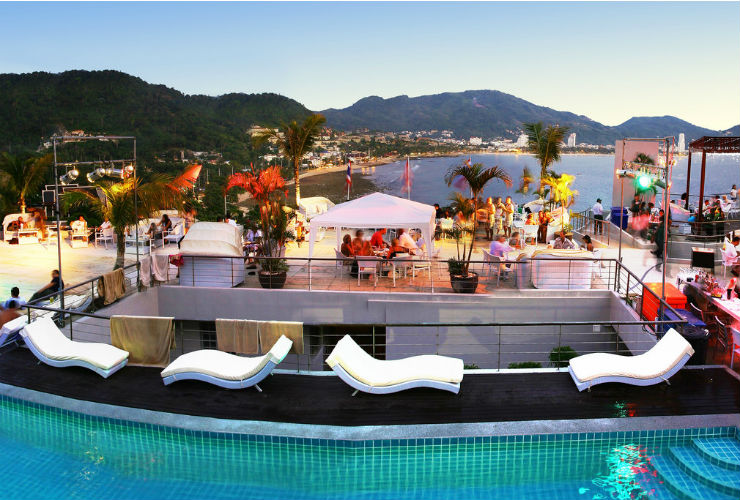 デッキからのプーケットの眺め