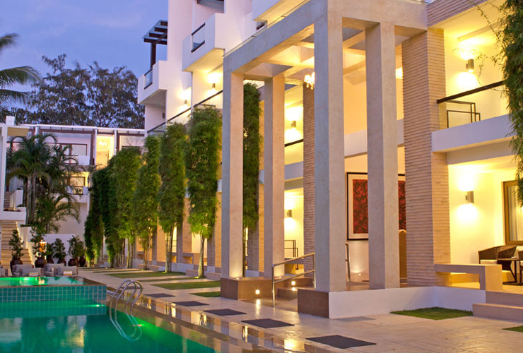 夜のライトアップ