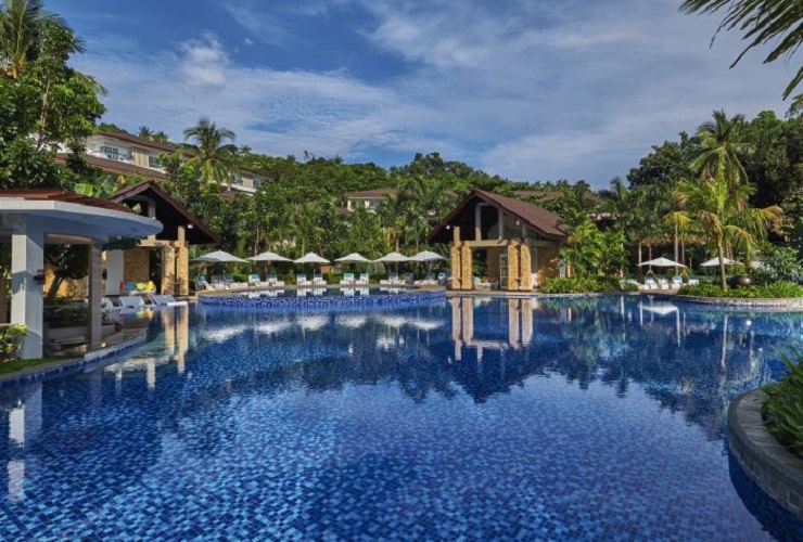 開放感のあるプール