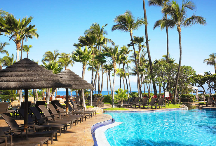 素敵なプールサイド