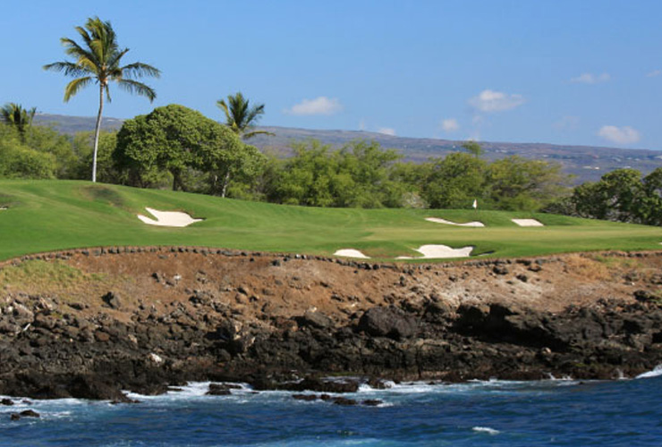 海沿いのゴルフコース