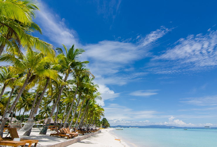 自慢のプライベートビーチ