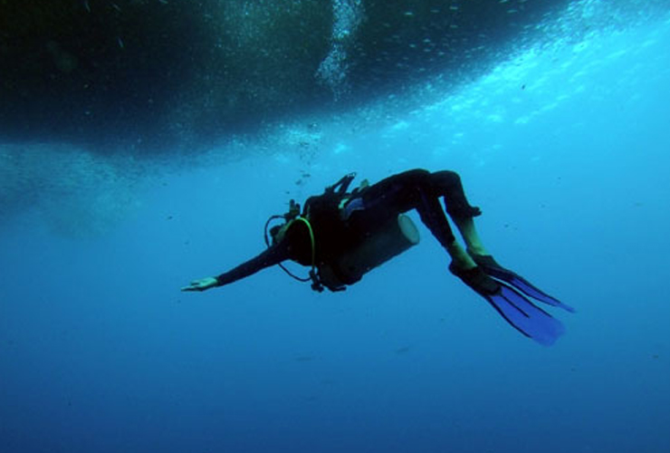 ダイビングセンターも併設