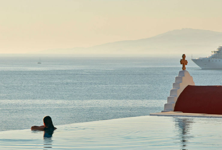 インフィニティプールからの絶景。