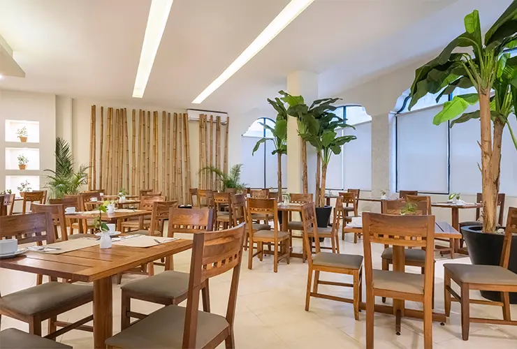 ビュッフェスタイルレストラン『Bellavista（ベラビスタ）』ではメキシコ料理をはじめ、世界各国の料理をご提供しています