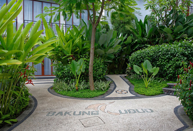 ホテル内のガーデン