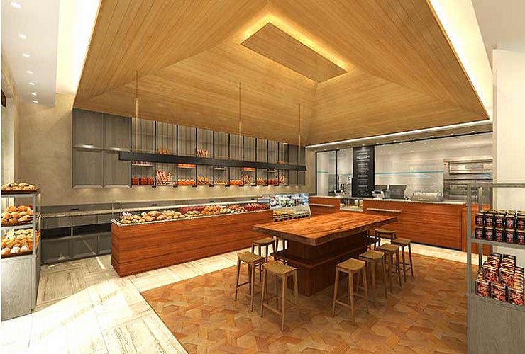 ロビーに隣接する「ハレクラニ ベーカリー＆レストラン」