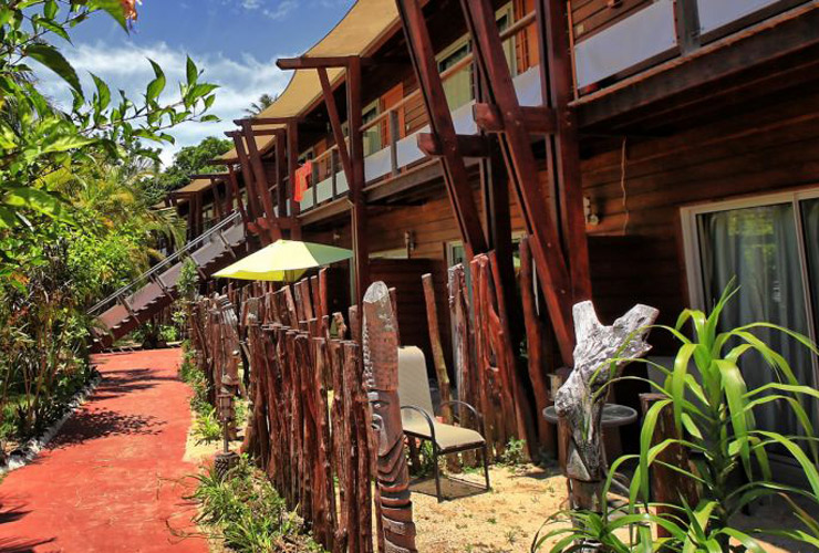 ホテル棟の外観