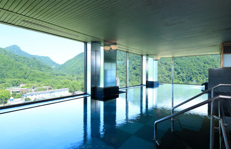 見晴らしのいい温泉