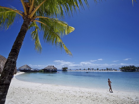 白砂のプライベートビーチ