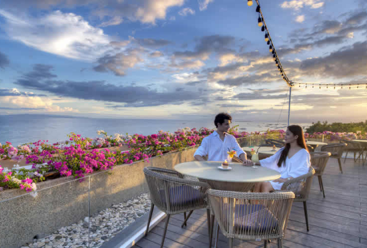 海の見えるテラス