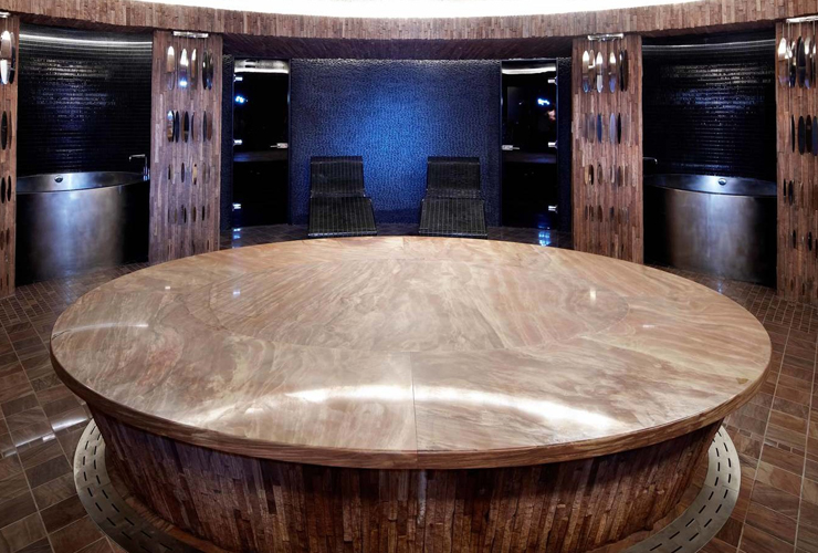 スパ施設内にはトルコ風のお風呂「ハマム」も