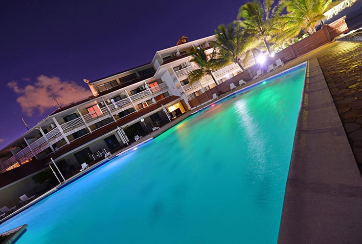 夜のライトアップ