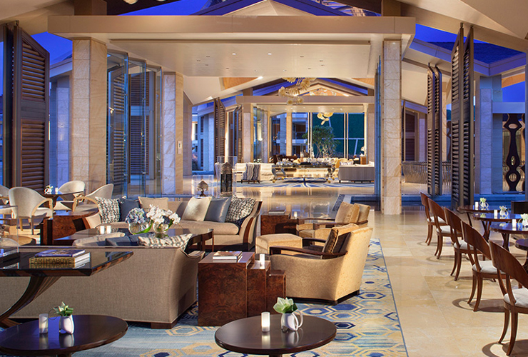 ムリアリゾートのカスケードラウンジ