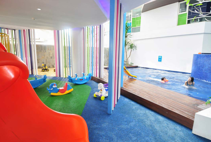 充実したキッズコーナー