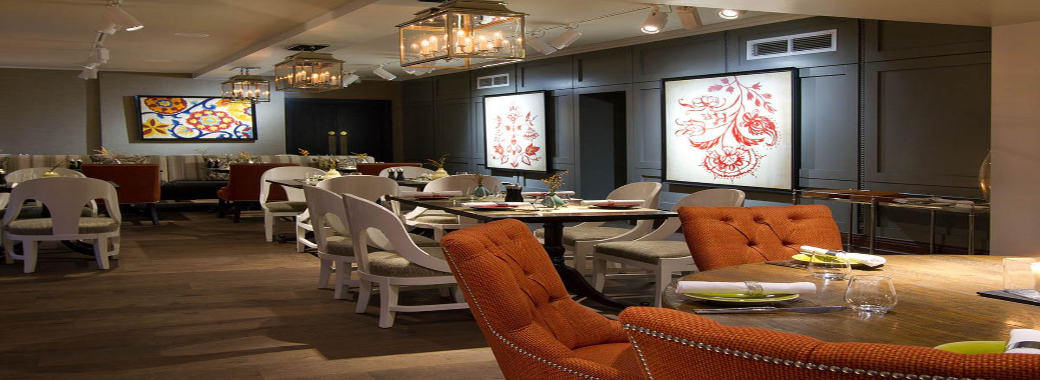 洗練されたラウンジ