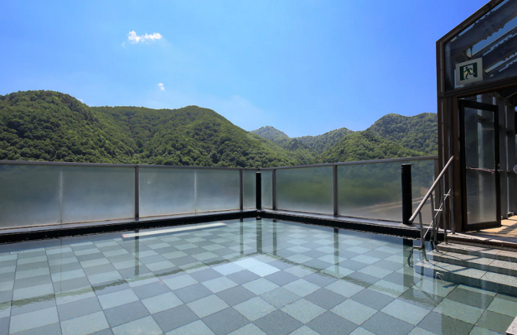 露天風呂もあります