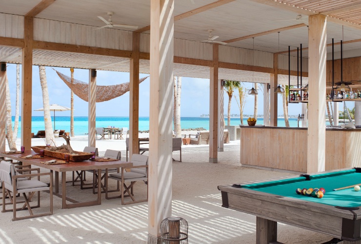 『Beach Shack（ビーチ・シャック）』は砂浜の上で楽しむ地中海料理レストラン