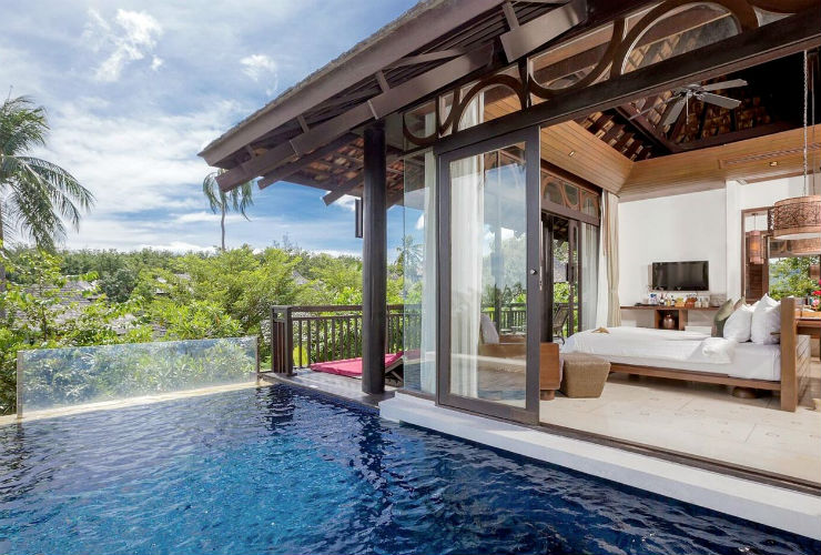 プール付きのヴィラもあります