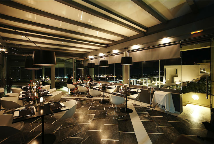 レストランもおしゃれ。