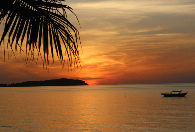 海岸はいつ見てもロマンチック。