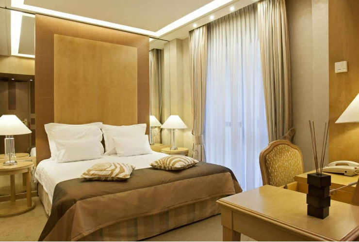 落ち着いた雰囲気のメリア ゲストルーム。