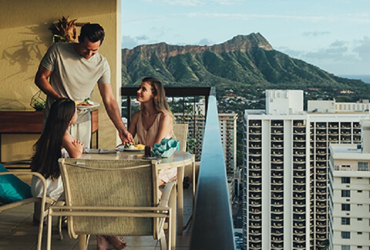 ダイヤモンドヘッドも眺望できます